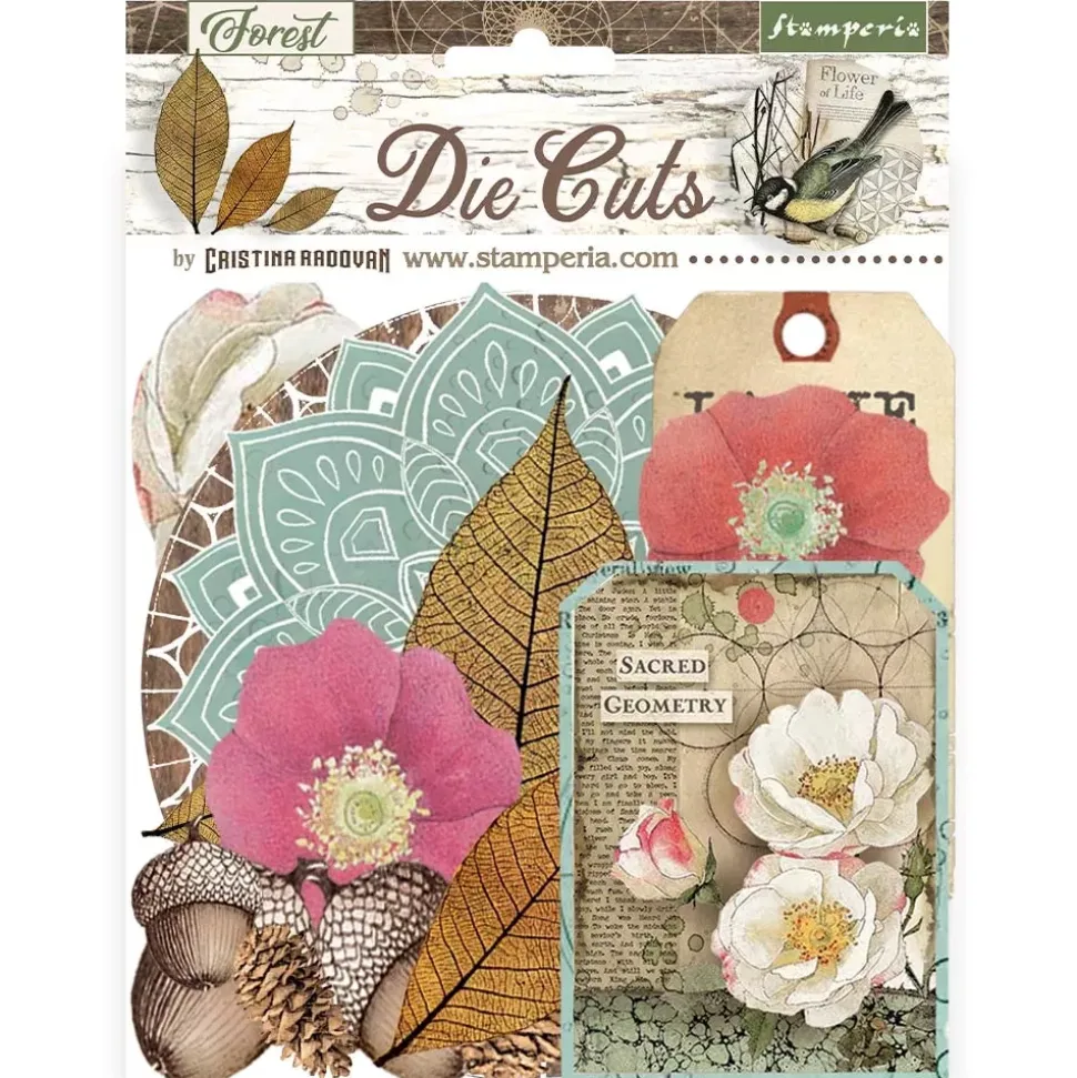 SUPER OFERTA **30%** Die-Cuts Forest Stamperia