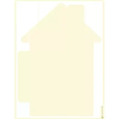 SUPER OFERTA **40%** Die-Cuts Light Chipboard Album Base Refill House P13 15x20cm