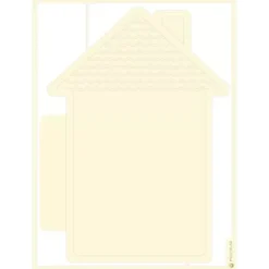 SUPER OFERTA **40%** Die-Cuts Light Chipboard Album Base House P13 15x20cm