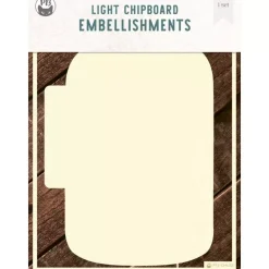 SUPER OFERTA **40%** Die-Cuts Light Chipboard Album Base Refill Jar P13 15x20cm