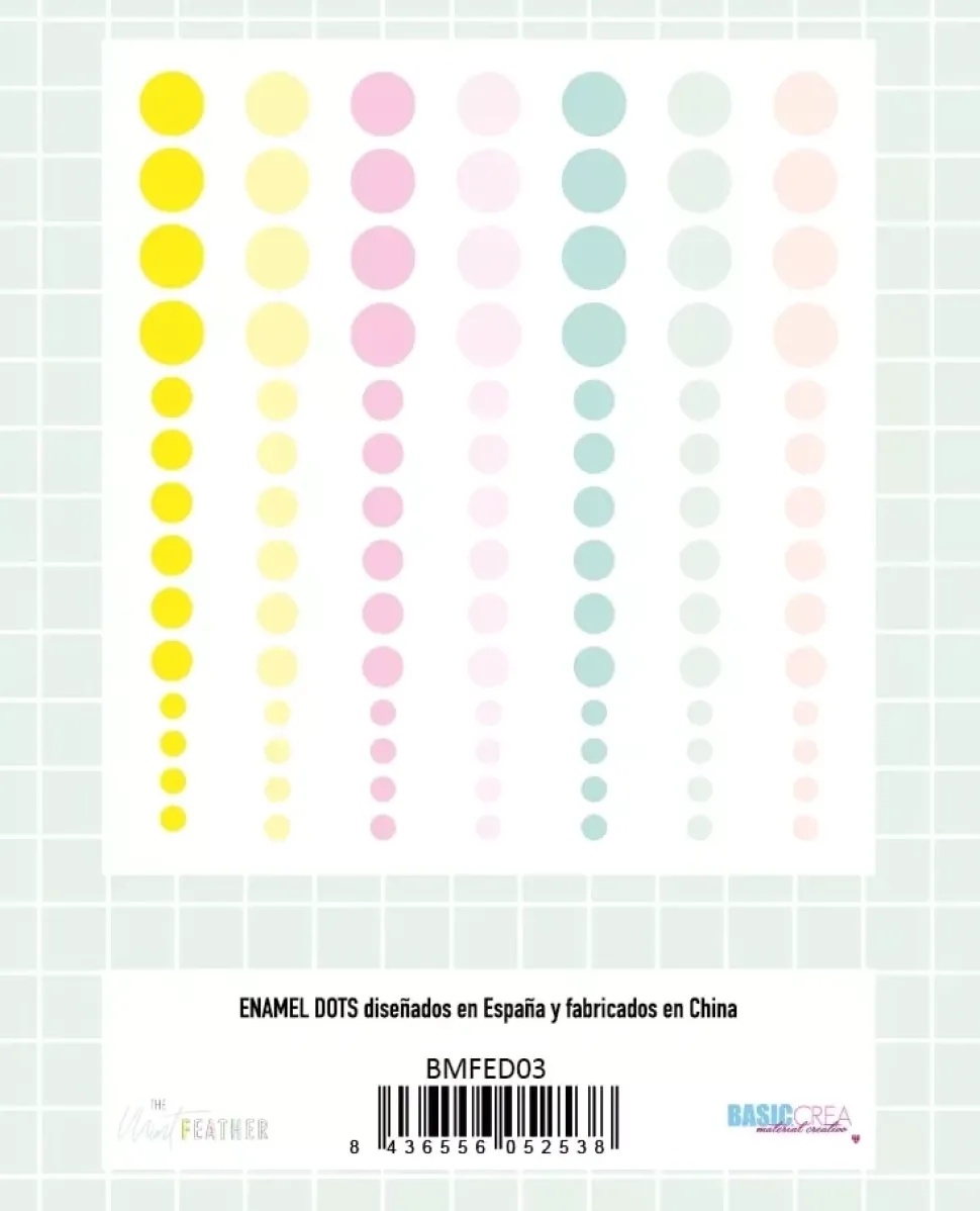 SUPER OFERTA **30%** Enamel Dots Miami Peach The Mint Feather