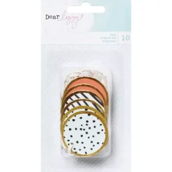 SUPER OFERTA **40%** Etiquetas redondas Fine and Dandy Dear Lizzy