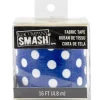 SUPER OFERTA **60%** Fabric Tape Azul y blanco Smash