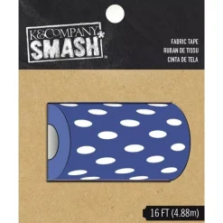 SUPER OFERTA **60%** Fabric Tape Azul y blanco Smash