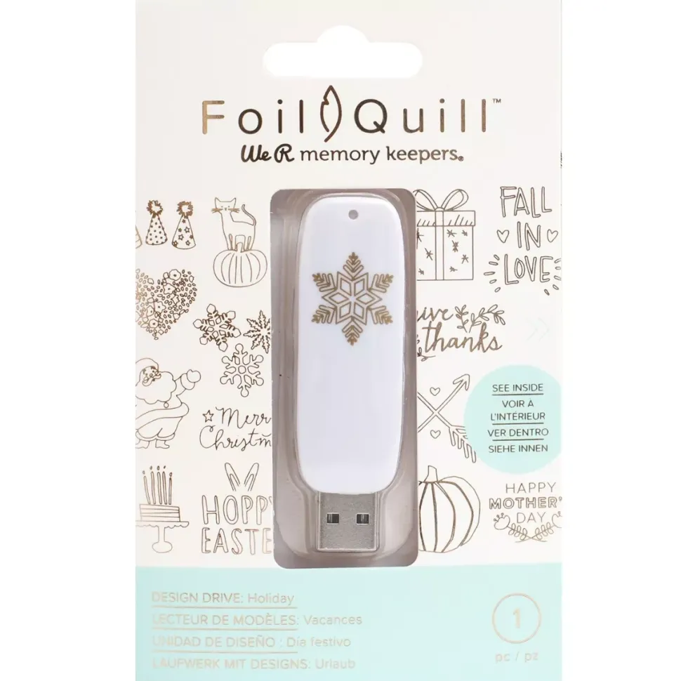 SUPER OFERTA **40%** Foil Quill Holiday USB Art We R Memory Keepers