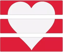 SUPER OFERTA **40%** Fondo Heart para Lightbox de Heidi Swapp