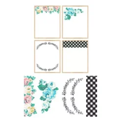 SUPER OFERTA **40%** Fondos autoadherentes Flowers para Magnet Studio Grande Maggie Holmes