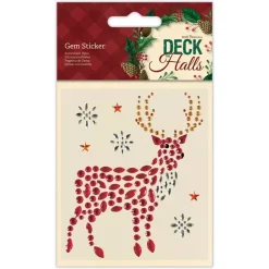 SUPER OFERTA **40%** Gem Stickers Deck the Halls Docrafts