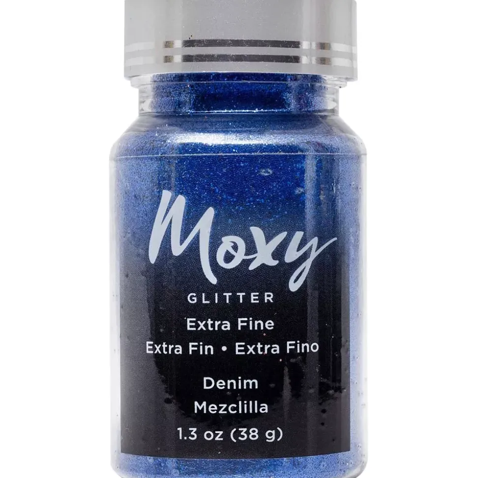 SUPER OFERTA **40%** Glitter extra fino Denim Moxy