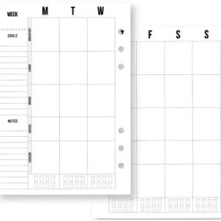 SUPER OFERTA **50%** Insertos semanales Fitness para planner Carpe Diem