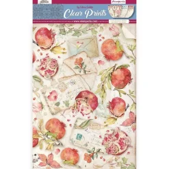 SUPER OFERTA **30%** Kit 6 Láminas Acetato Impresas Casa Granada Stamperia A4