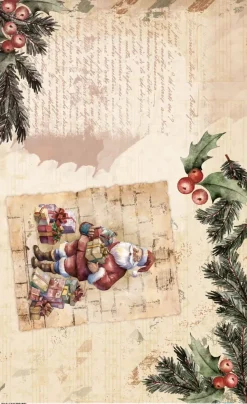 SUPER OFERTA **40%** Kit 4 papeles de arroz II Father Christmas PapersForYou 54x33cm