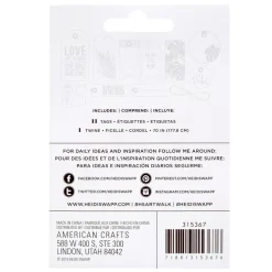 SUPER OFERTA **40%** Kit de etiquetas en relieve Art Walk Heidi Swapp