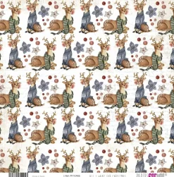 SUPER OFERTA **40%** Kit de Papeles Vellum All I Want For Christmas PapersForYou 30x30cm