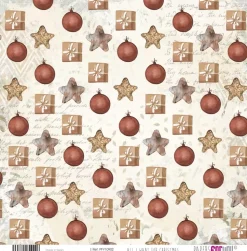 SUPER OFERTA **40%** Kit de Papeles Vellum All I Want For Christmas PapersForYou 30x30cm
