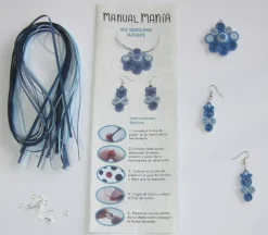 SUPER OFERTA **40%** Kit de Quilling Azules Manual Manía