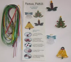 SUPER OFERTA **40%** Kit de Quilling Navidad Manual Manía