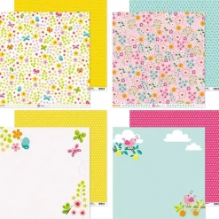 SUPER OFERTA **50%** Kit de Scrapbooking + complementos Mi jardín Anita y su mundo 30x30cm