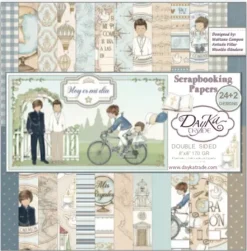 SUPER OFERTA **40%** Kit de Scrapbooking Hoy Es Mi Día Niño Dayka 20x20cm