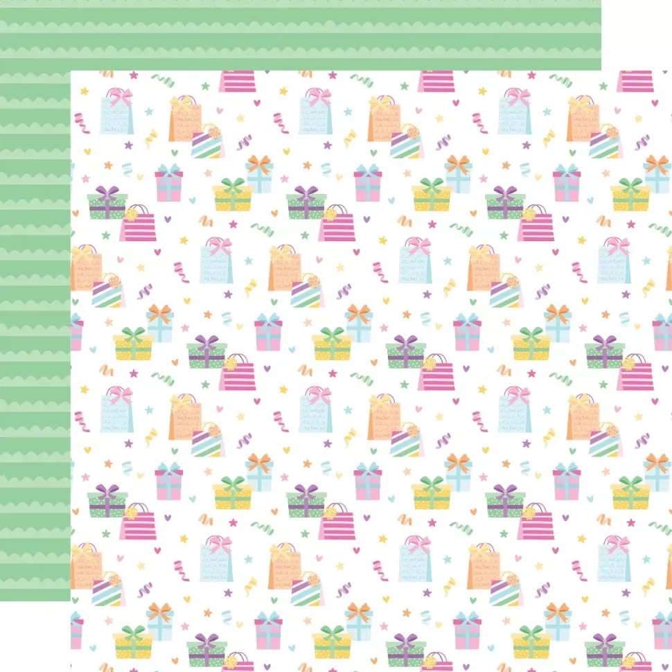 SUPER OFERTA **40%** Kit de scrapbooking Make A Birthday Wish Girl Echo Park 30x30cm