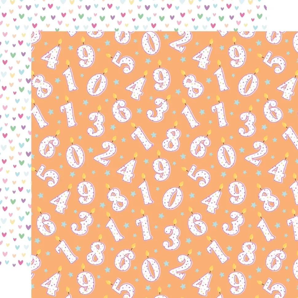 SUPER OFERTA **40%** Kit de scrapbooking Make A Birthday Wish Girl Echo Park 30x30cm