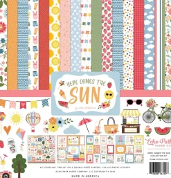 SUPER OFERTA **40%** Kit de Scrapbooking Here Comes The Sun Echo Park 30x30cm