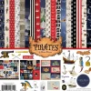 SUPER OFERTA **40%** Kit de scrapbooking Pirates Carta Bella 30x30cm