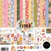 SUPER OFERTA **40%** Kit de Scrapbooking Flora No. 6 Carta Bella 30x30cm
