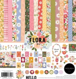SUPER OFERTA **40%** Kit de Scrapbooking Flora No. 6 Carta Bella 30x30cm