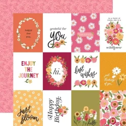 SUPER OFERTA **40%** Kit de Scrapbooking Flora No. 6 Carta Bella 30x30cm