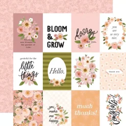 SUPER OFERTA **40%** Kit de Scrapbooking Flora No. 6 Carta Bella 30x30cm