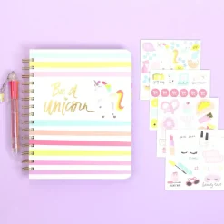 SUPER OFERTA **60%** Kit To the point planner Unicorn AC