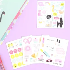 SUPER OFERTA **60%** Kit To the point planner Unicorn AC