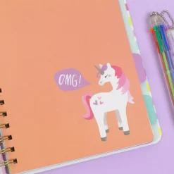 SUPER OFERTA **60%** Kit To the point planner Unicorn AC