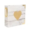 SUPER OFERTA **40%** Álbum Glitter Heart Project Life Heidi Swapp 10x10cm