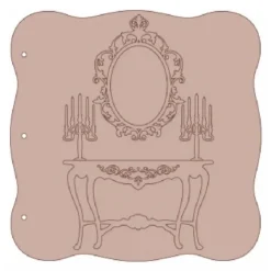 SUPER OFERTA **50%** Álbum Rococó de chipboard Dayka