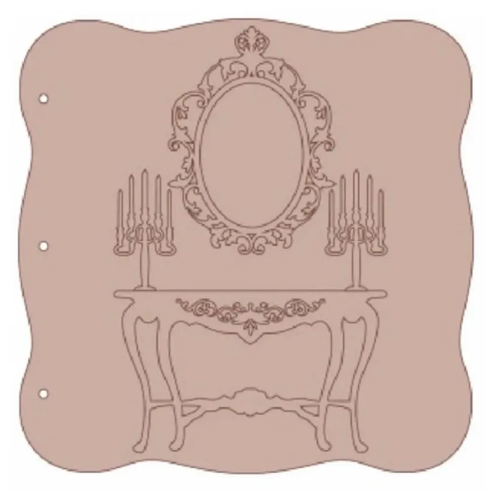 SUPER OFERTA **50%** Álbum Rococó de chipboard Dayka