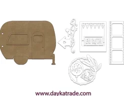 SUPER OFERTA **50%** Álbum Rulotte chipboard Dayka