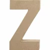 SUPER OFERTA **40%** Letra Z de papel maché 20x11cm