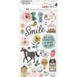 SUPER OFERTA **40%** Libro de Stickers Market Square Maggie Holmes