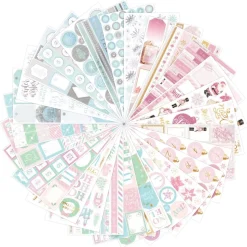 SUPER OFERTA **40%** Libro de stickers Pastel Christmas Craft Smith