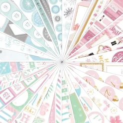 SUPER OFERTA **40%** Libro de stickers Pastel Christmas Craft Smith