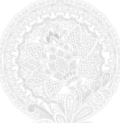 SUPER OFERTA **50%** Lienzo sobre bastidor para colorear Mandala #01 Phoenix 30x30cm