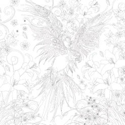 SUPER OFERTA **50%** Lienzo sobre bastidor 3D para colorear Loro Phoenix 30x30cm