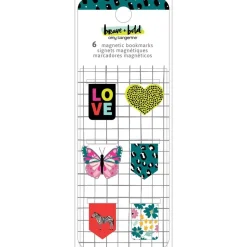 SUPER OFERTA **40%** Marcapáginas Magnéticos Brave + Bold Amy Tangerine