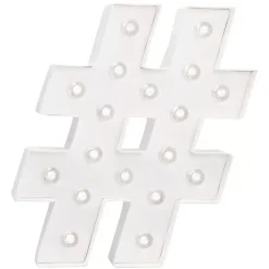 SUPER OFERTA **60%** Marquee Love Hashtag 25cm