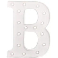 SUPER OFERTA **60%** Marquee Love Letra B 25cm