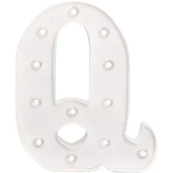 SUPER OFERTA **80%** Marquee Love Letra Q 25cm