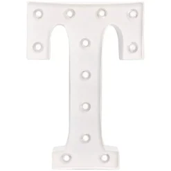 SUPER OFERTA **80%** Marquee Love Letra T 25cm