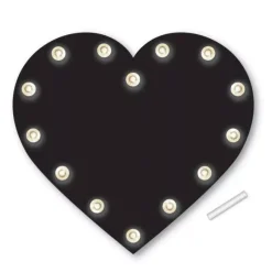 SUPER OFERTA **50%** Marquee Love Chalkboard Heart